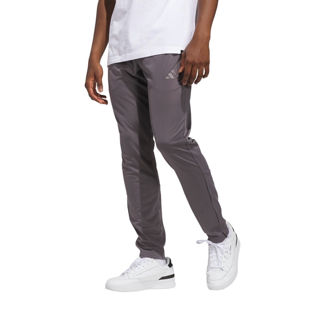 adidas Men's Gray Slim Tricot Track Joggers